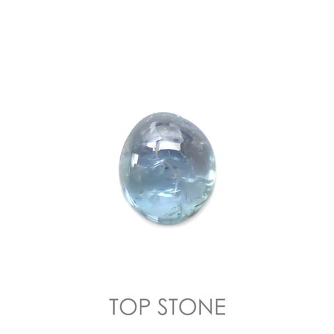 ブルーコーネルピン(宝石名コーネルピン)タンザニア産 0.30ct 識別済[220616289]4.4x3.7mm前後