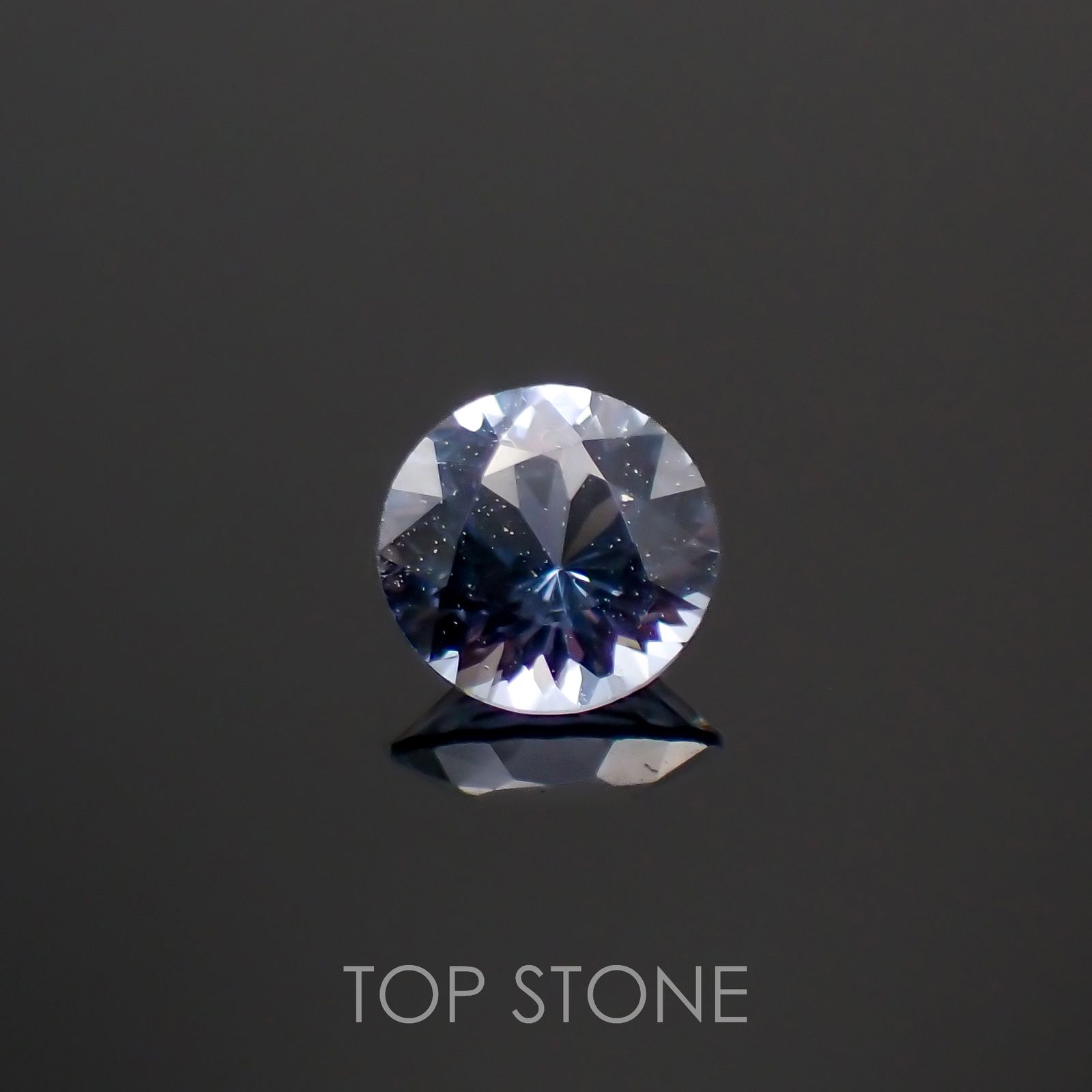 グレイッシュブルースピネル(宝石名スピネル)ビルマ/マダガスカル産 0.25ct 識別済[221219506]4x4mm前後