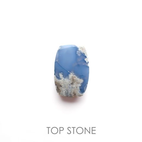 マトリックスブルーオパール アメリカ・オレゴン州産 5.37ct[220917798]16.3x10.9mm前後
