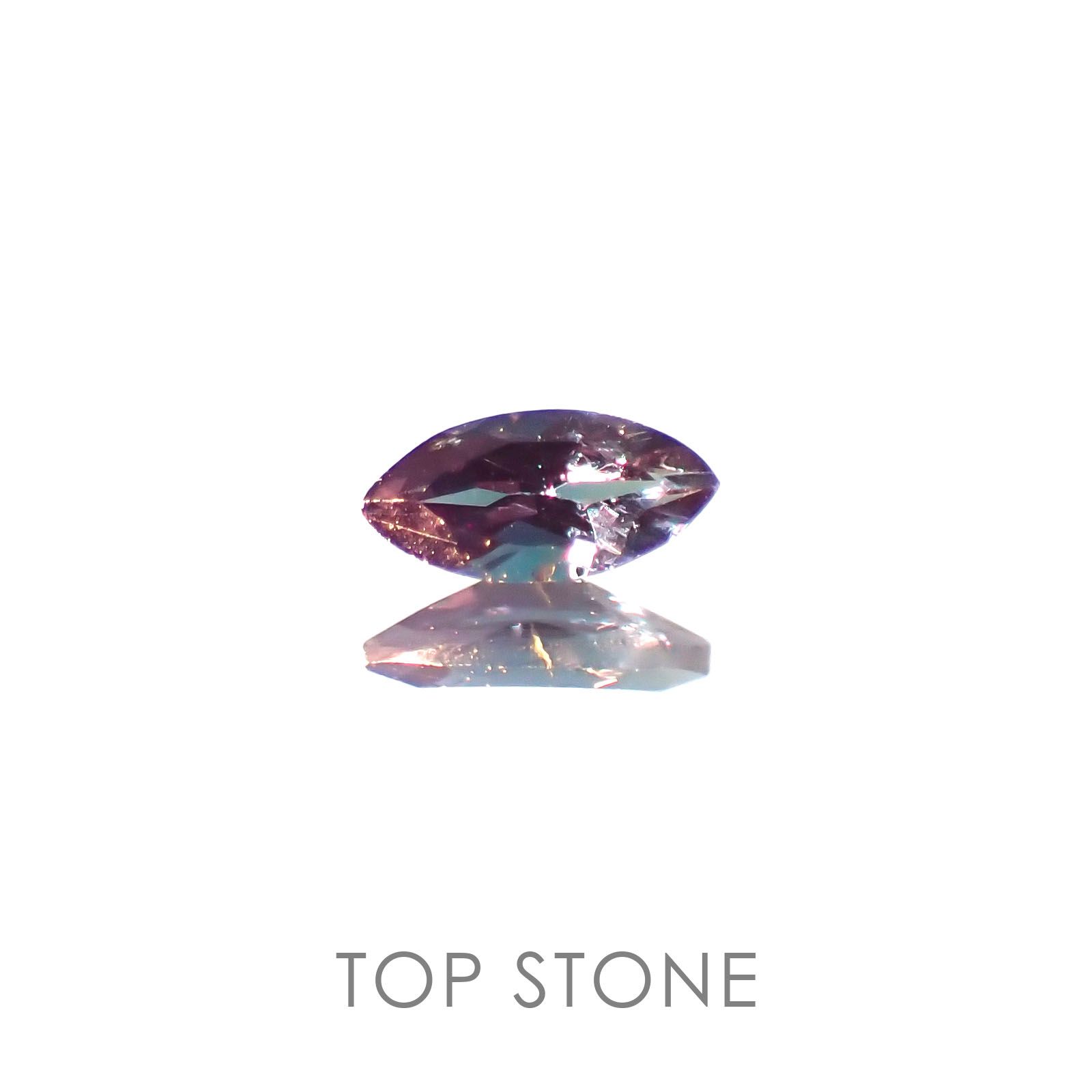 カラーチェンジガーネット(アレキタイプ) マダガスカル・ベキリー産 ルース 0.176ct[20106601]5.2×2.4mm前後