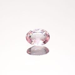 パパラチャサファイア(宝石名サファイア/別名パパラチャ・サファイア)スリランカ産 0.305ct ソ付(日独)[220616593]4.8x3.6mm前後