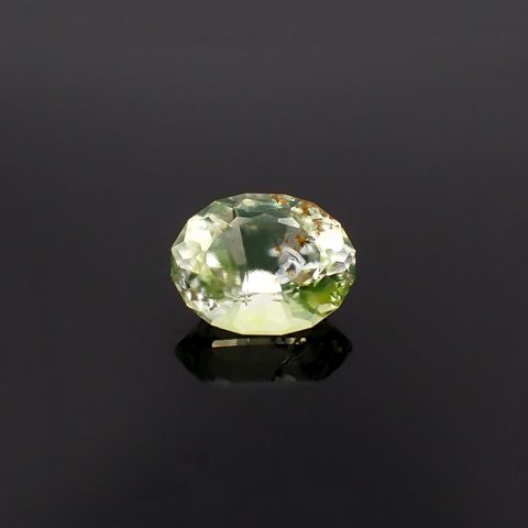 ハイアライトオパール(宝石名イエローグリーン コモン・オパール/別名ハイアライト)メキシコ産 ソ付(彩珠) 2.049ct / 9.9x7.7mm前後 [230119873]