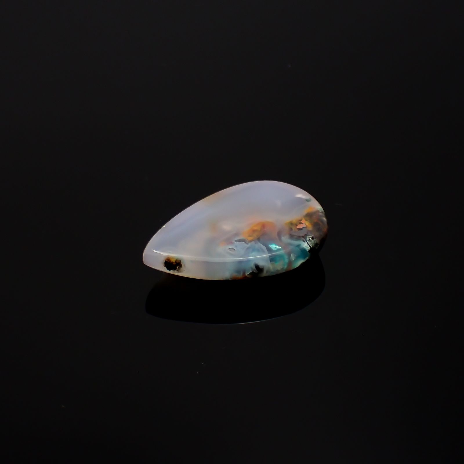 コッパークリソコラインカルセドニー インドネシア産 22.95ct