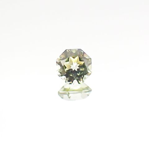 ◇オクタゴンカット◇グリーントルマリン SA(宝石名グリーン・トルマリン)ブラジル/アフリカ産 0.30ct 識別済[231124195]4x4mm前後