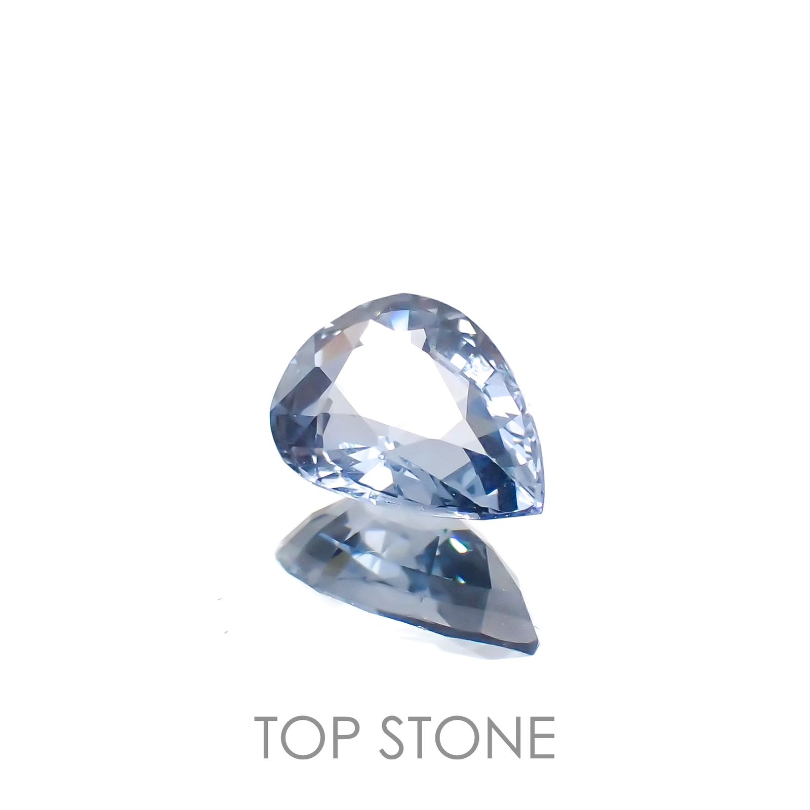 グレイッシュブルースピネル(宝石名スピネル)ビルマ/マダガスカル産 1.24ct 識別済[230220600]8.2x5.9mm前後