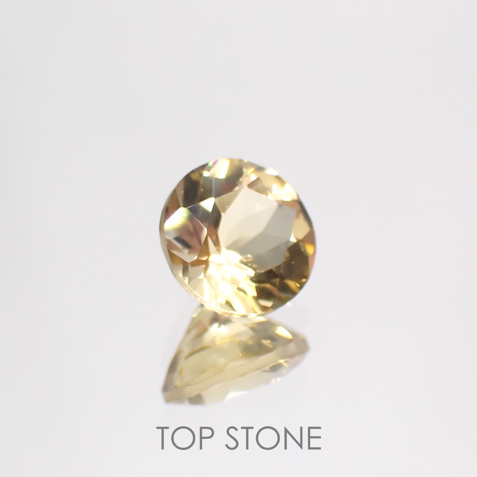 イエローベリル(宝石名イエロー・ベリル)ブラジル産 1.16ct 識別済[211113648]6.9x6.9mm前後