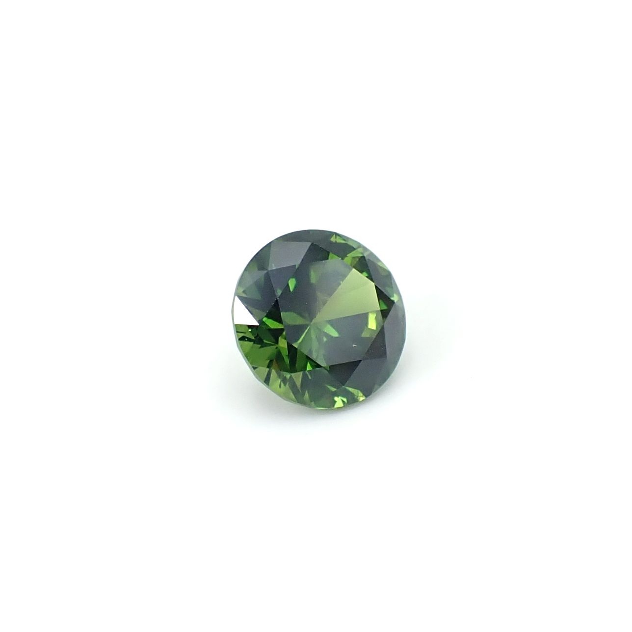 デマントイドガーネット(宝石名デマントイド・ガーネット)ロシア産 AGLTHAI鑑付 3.08ct / 8.6x8.6mm前後 [251231534]