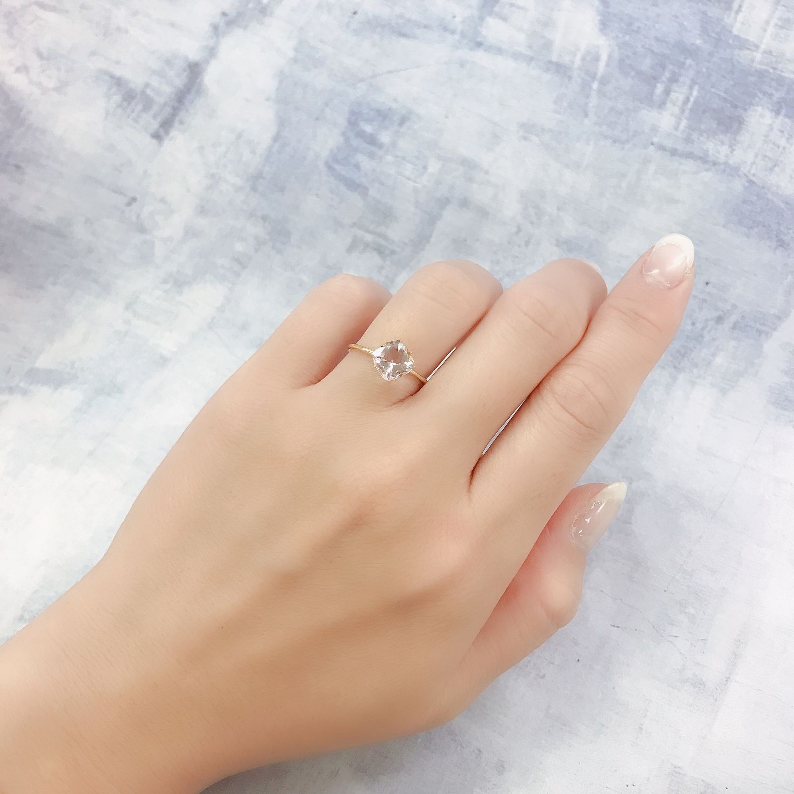 モルガナイト(宝石名モルガナイト)ナイジェリア産 1.25ct 識別済[220717068]7.1x7.1mm前後