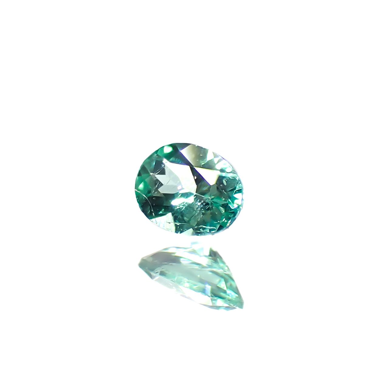 パライバトルマリン ブラジル・ムルング鉱山産 0.033ct[240928801]2.4x1.8mm前後