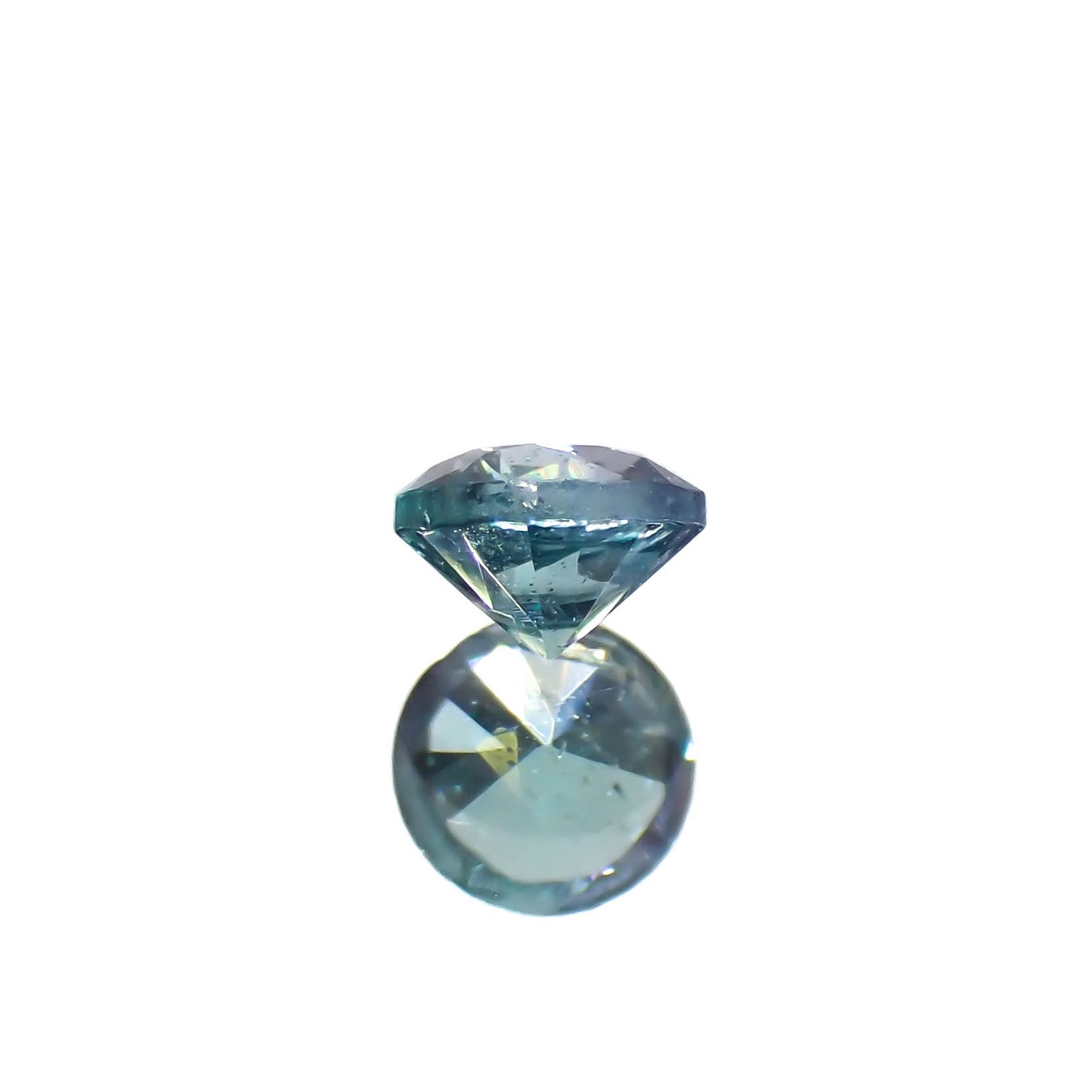 ブルーグリーンコーネルピン(宝石名ブルー グリーン・コーネルピン)タンザニア産 0.15ct 識別済[240527671]3.2x3.1mm前後