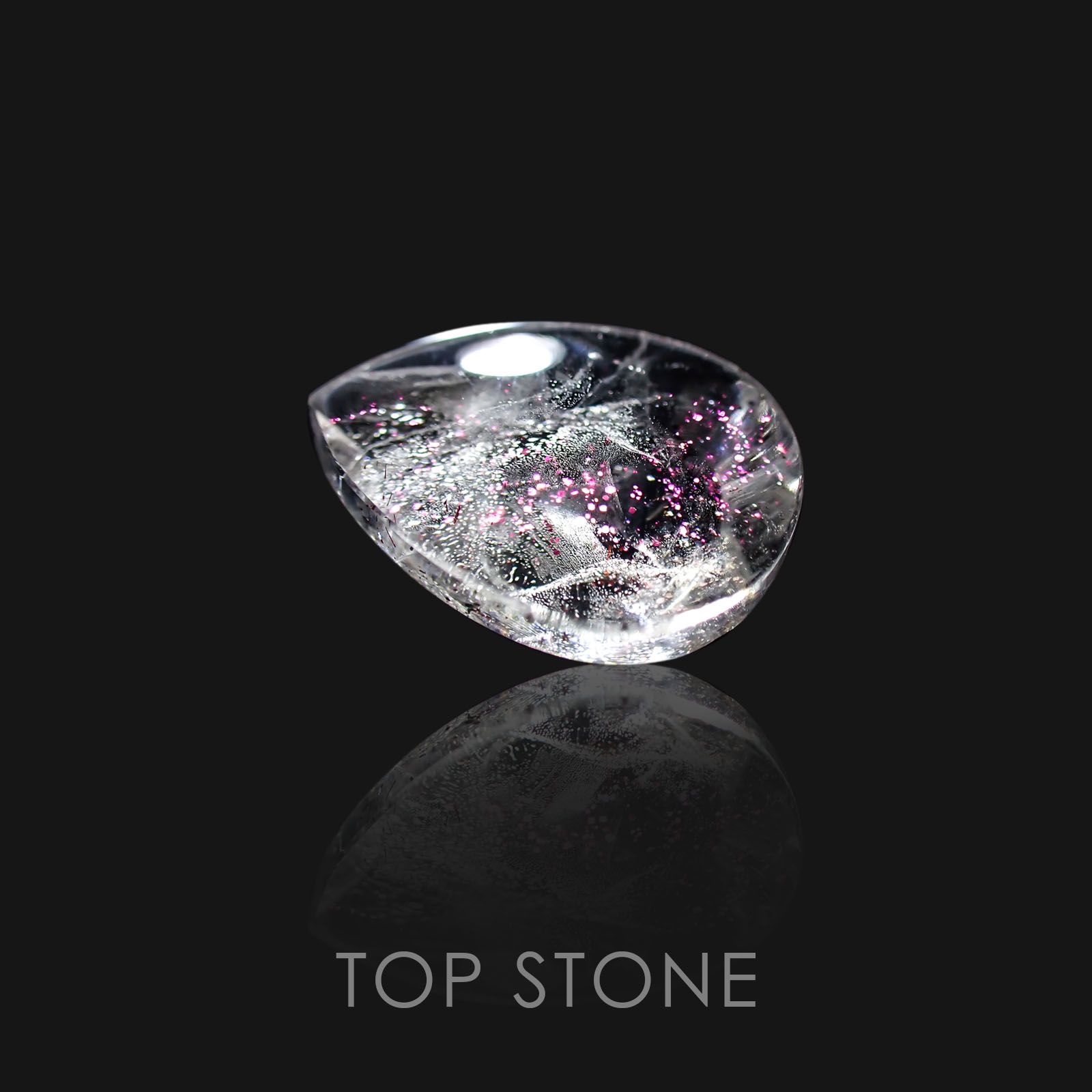 ティンカーベルクォーツ ブラジル産 9.02ct[20128635]16.4×12.7mm前後
