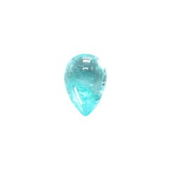 パライバトルマリン(宝石名トルマリン/別名パライバ・トルマリン) ブラジル・キントス鉱山産 0.680ct ソ付(宝貴協)[210812199]7.1×4.9mm前後