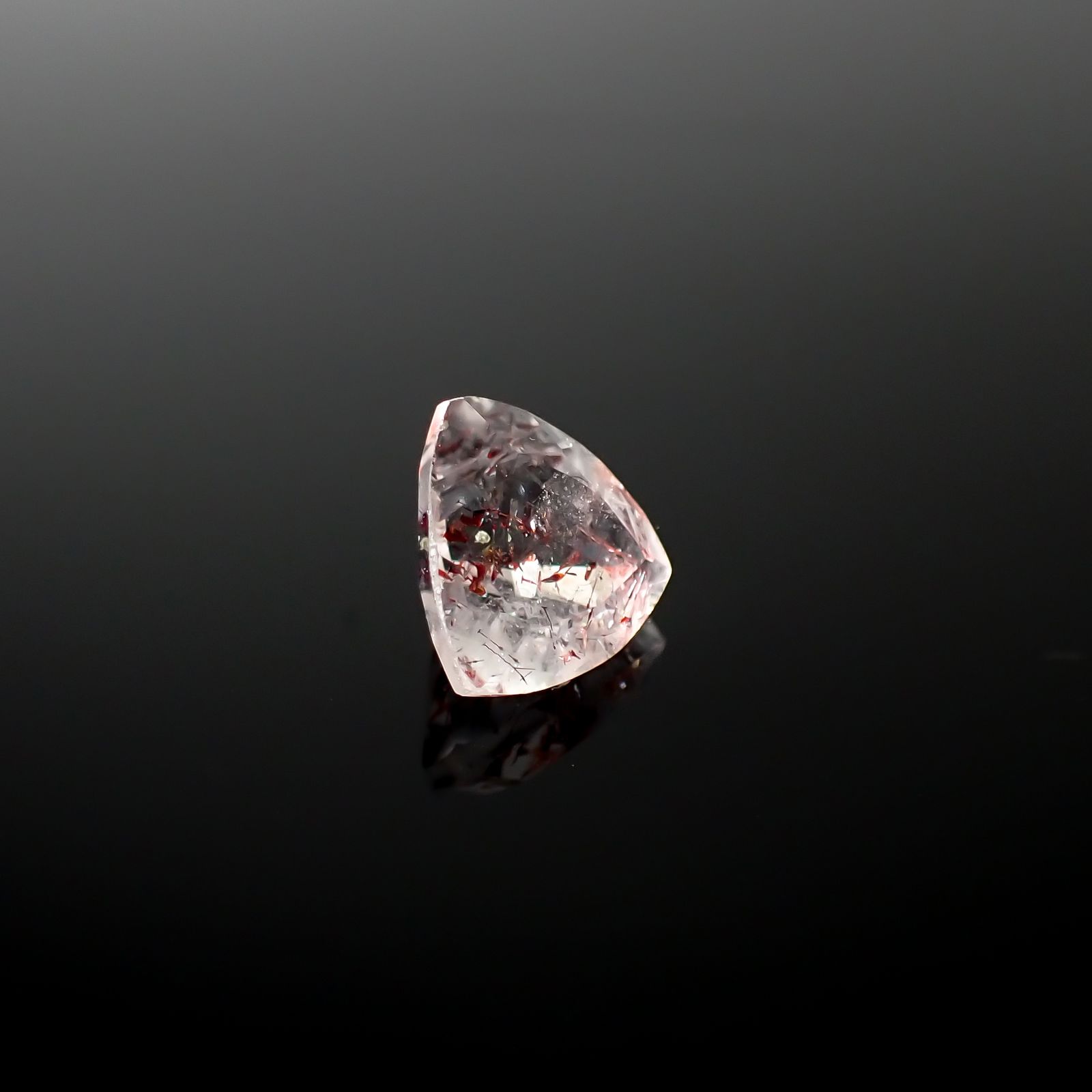 ファイヤークォーツ ナイジェリア産 1.55ct[240326721]7.7x7.7mm前後