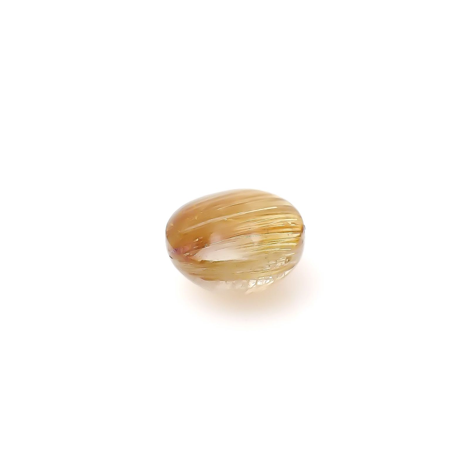 ルチルクオーツキャッツアイ ブラジル産 2.24ct[240427338]7.9x7.9mm前後