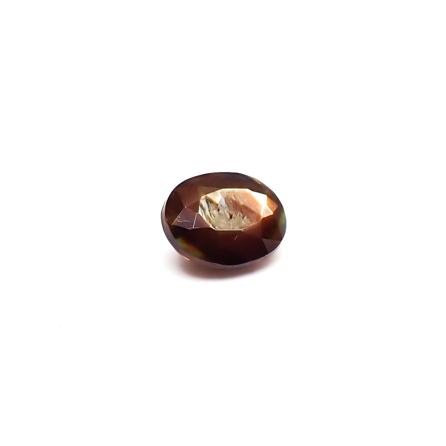 レインボーガーネット 日本・奈良県産 1.62ct / 7.4x6.3mm前後 [260432088]