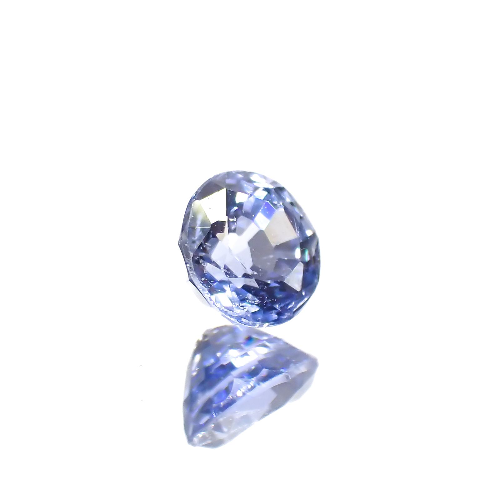 アイスブルーサファイア(宝石名サファイア)スリランカ/マダガスカル産 0.31ct 識別済[230722700]3.7x3.7mm前後