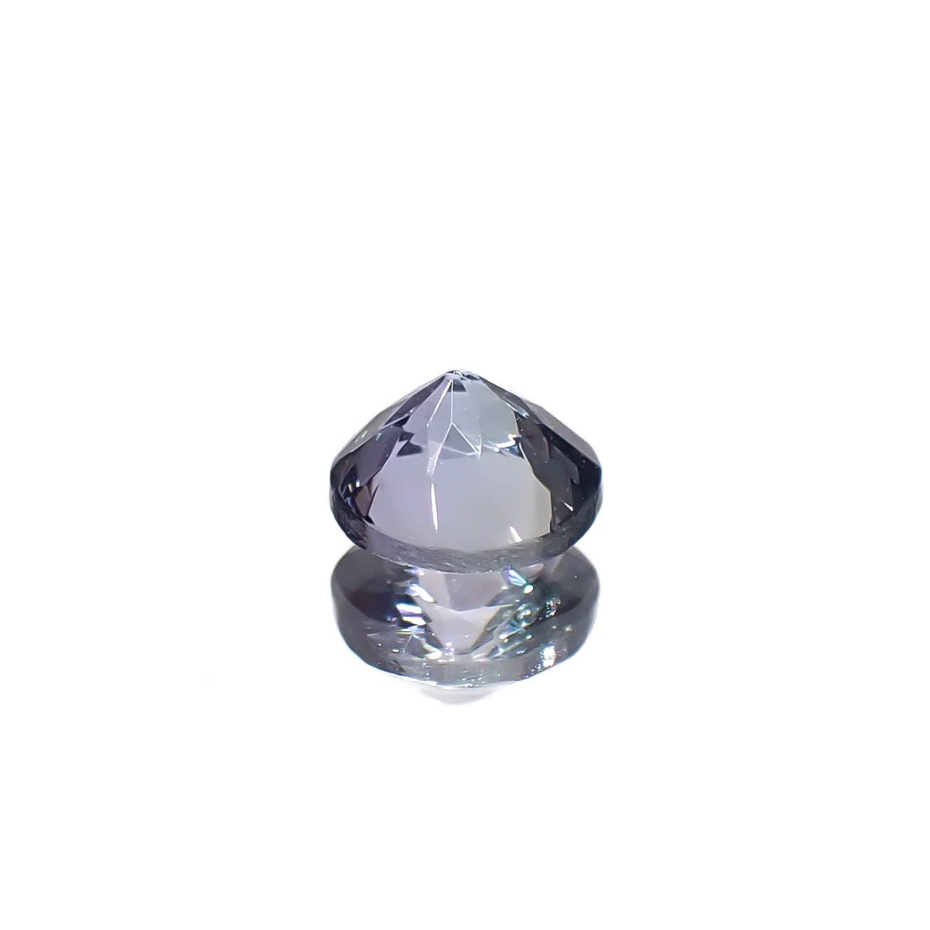 バイカラータンザナイト(宝石名ゾイサイト)タンザニア産 0.41ct 識別済[240828602]4.6x4.6mm前後