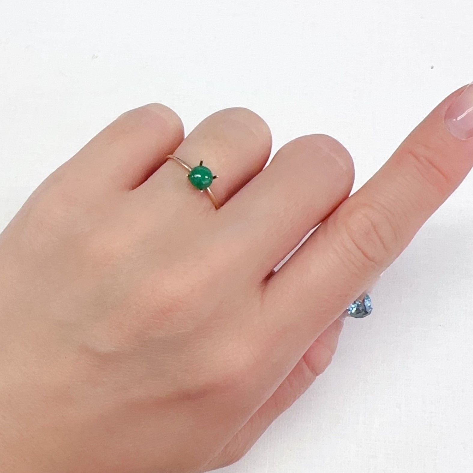 エメラルド コロンビア産 0.51ct[240326513]5.3x5.3mm前後