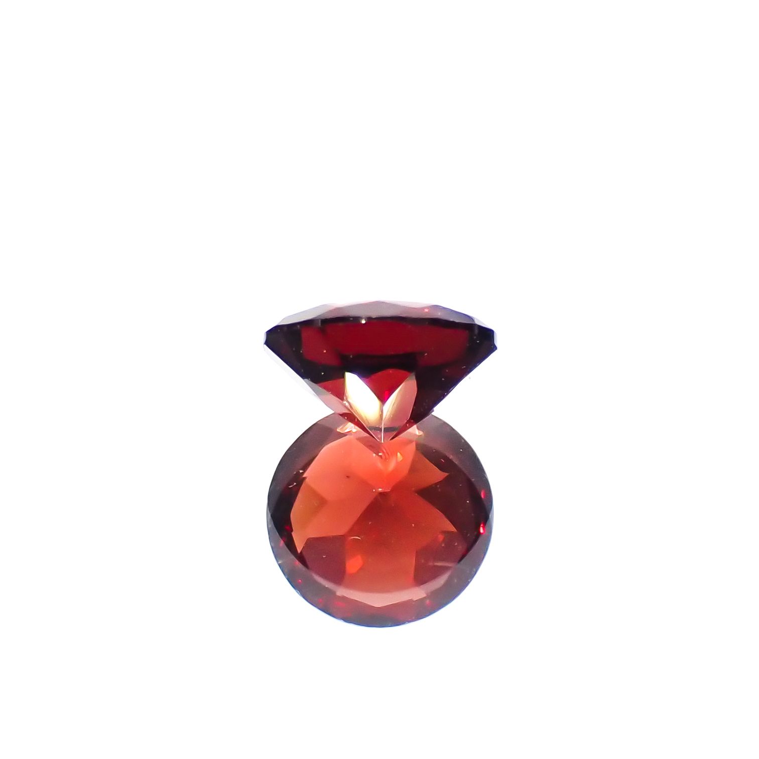 パイラルスパイトガーネット モザンビーク産 0.67ct[231224561]5.4x5.4mm前後