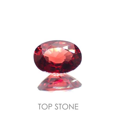 レッドスピネル(宝石名レッド・スピネル)タンザニア産 0.896ct ソ付(彩珠)[220817241]7x5.1mm前後