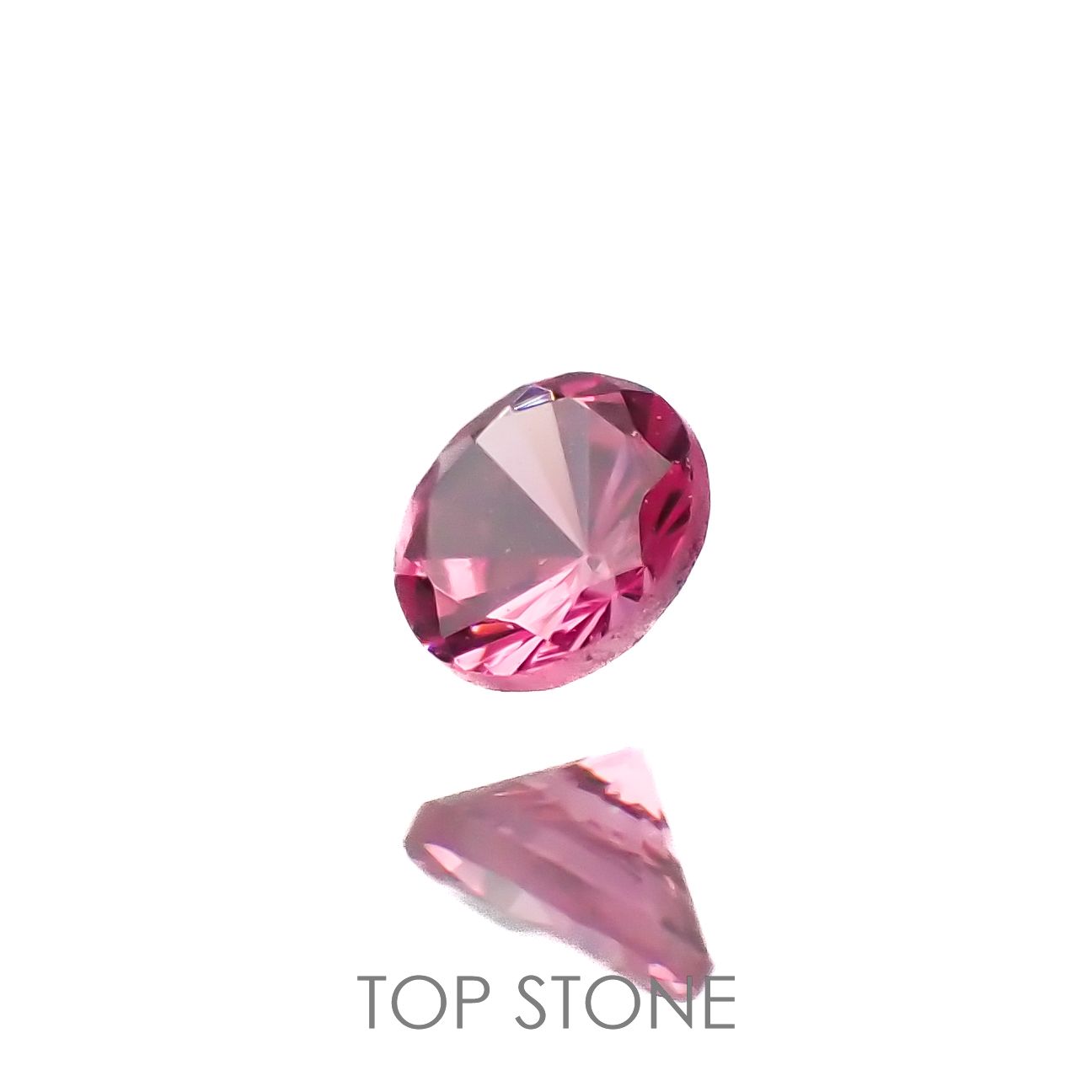 ホットピンクスピネル(宝石名ピンク・スピネル)タンザニア産 0.11ct 識別済[220616598]2.9x2.9mm前後