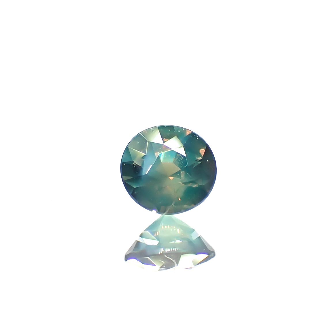シルキーアレキサンドライト ブラジル・ミナスジェライス州ヘマチタ鉱山産 0.10ct[240929058]2.9x2.8mm前後
