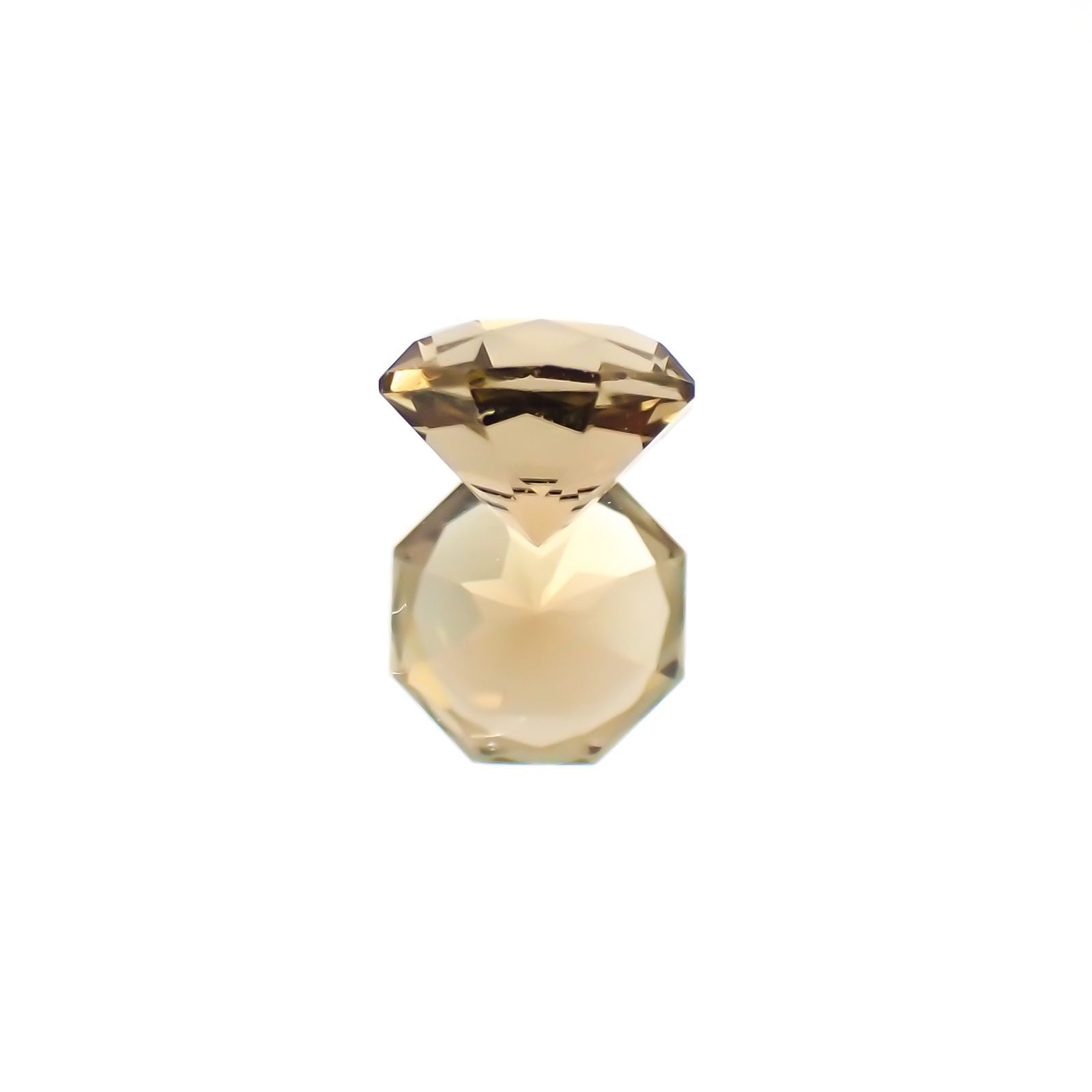 ◇オクタゴンカット◇イエロートルマリン SA(宝石名トルマリン)ブラジル産 0.55ct 識別済[231124204]5x5mm前後