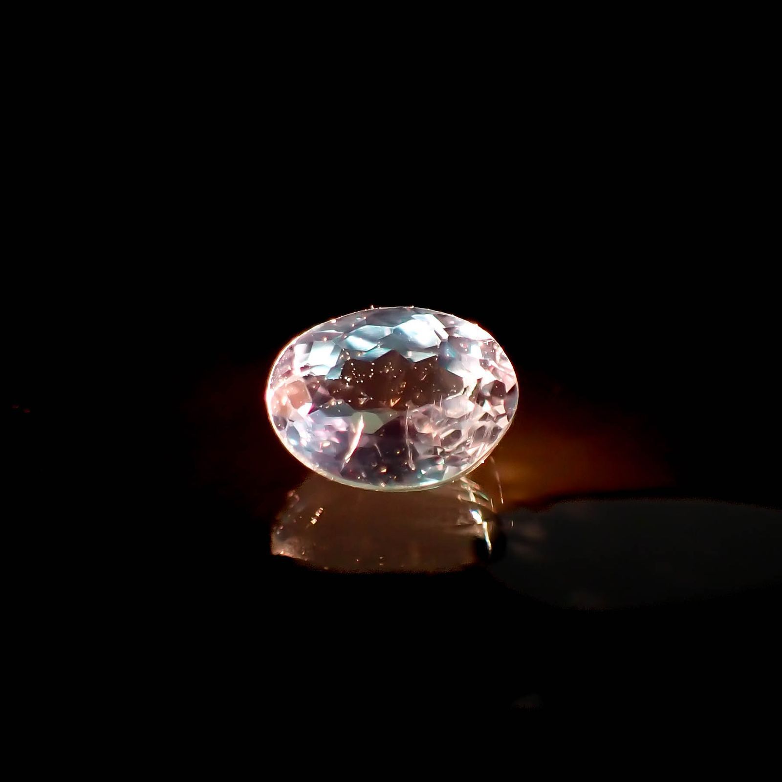アレキサンドライト(宝石名アレキサンドライト)インド産 0.44ct 識別済[230120266]4.8x3.5mm前後