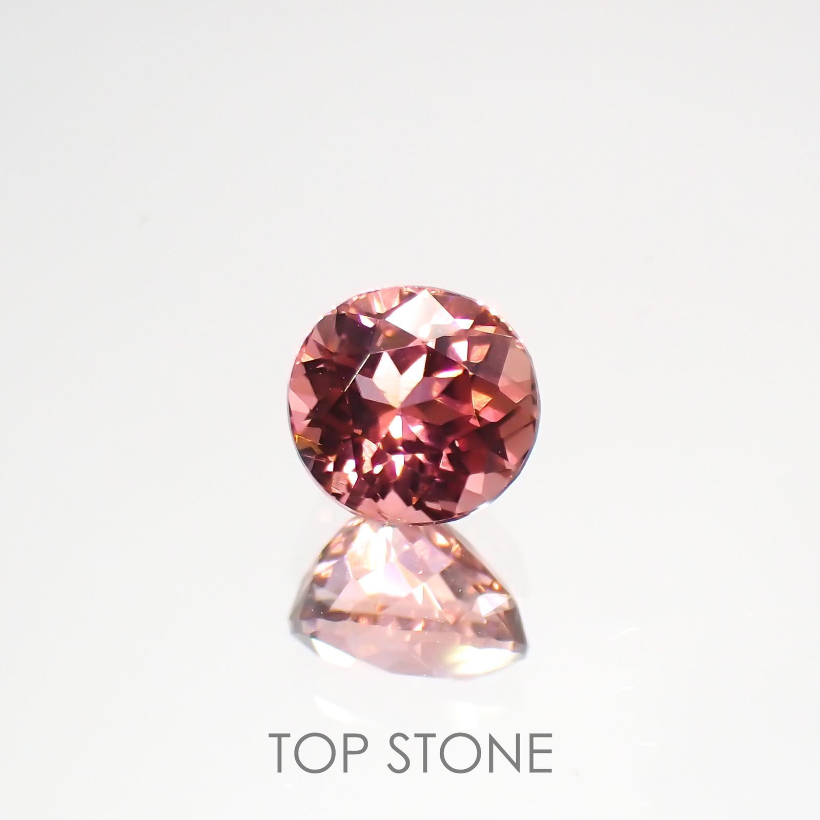 ローズピンクトルマリン(宝石名ピンク・トルマリン)ブラジル/アフリカ産 0.96ct 識別済[220114867]5.9x5.5mm前後
