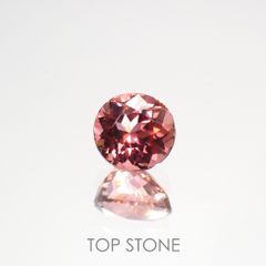 ローズピンクトルマリン(宝石名ピンク・トルマリン)ブラジル/アフリカ産 0.96ct 識別済[220114867]5.9x5.5mm前後
