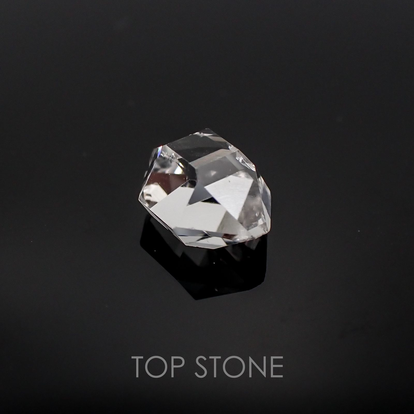 ハーキマーダイヤモンド アメリカ産 原石・結晶 2.06ct[20117551]9.8×7.2mm前後