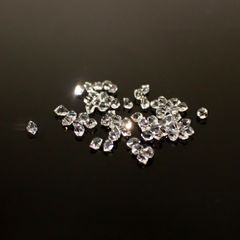 ◇メレセット◇ハーキマーダイヤモンド 原石 アメリカ・ニューヨーク州産 1.75ct / 1.7-2.5x1.2-1.7mm前後 [260231703]