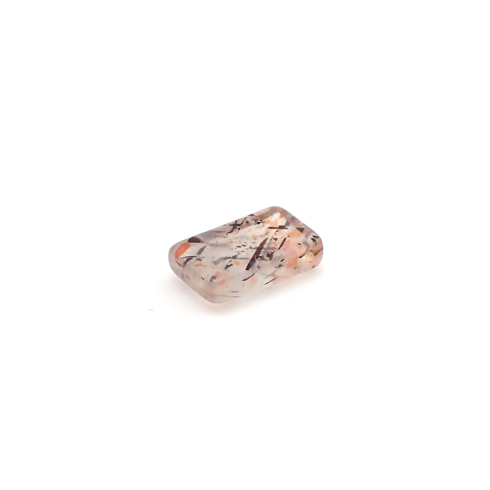 レインボーラティスサンストーン オーストラリア産 0.76ct / 7.5x4.2mm前後 [260632533]