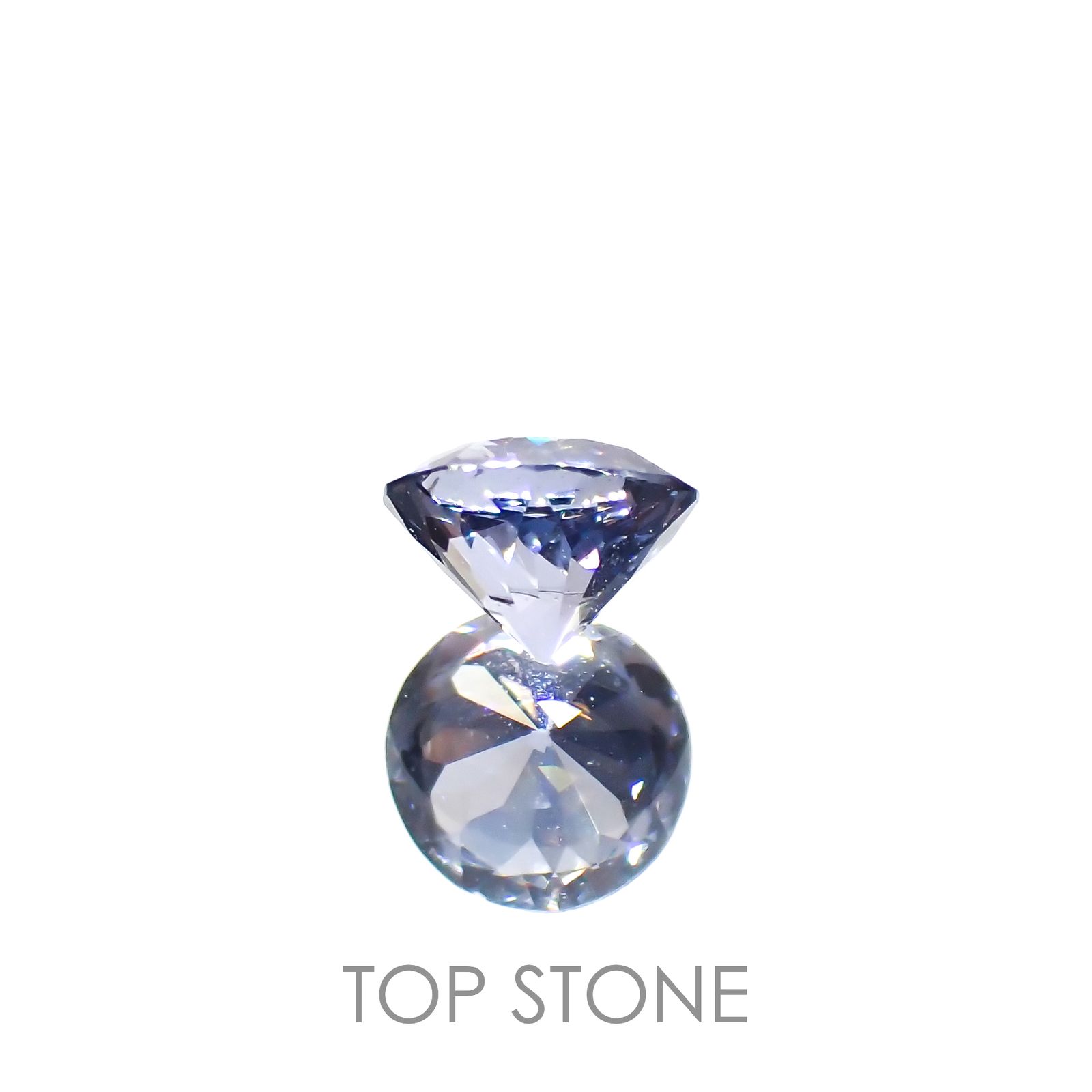 グレイッシュブルースピネル(宝石名スピネル)ビルマ/マダガスカル産 0.26ct 識別済[221219505]3.9x3.8mm前後