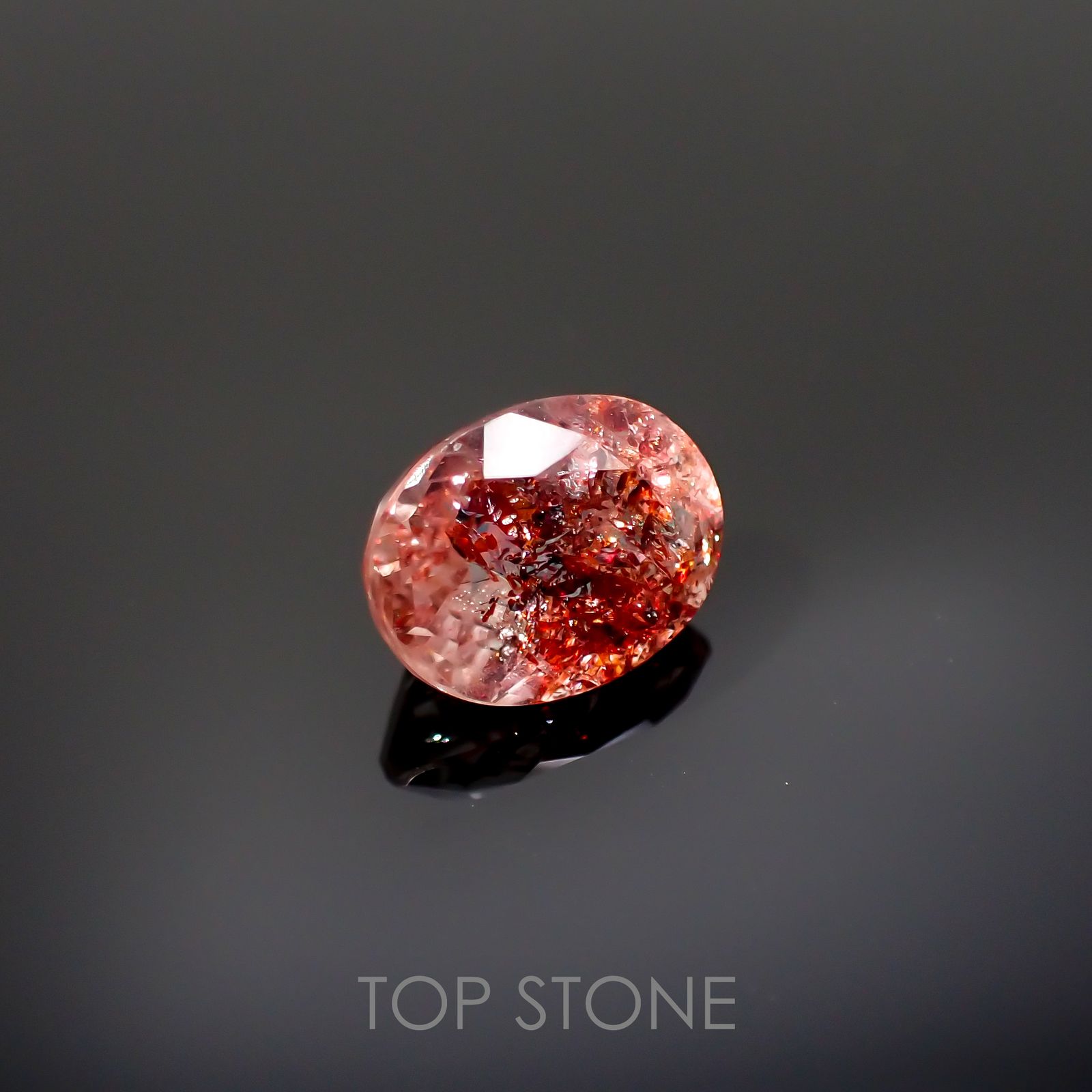 ファイヤークォーツ ナイジェリア産 1.98ct[220114746]9.3x7.1mm前後