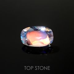 レインボームーンストーン(宝石名ラブラドライト)マダガスカル産 0.5ct 識別済[211113743]6.5x4.1mm前後