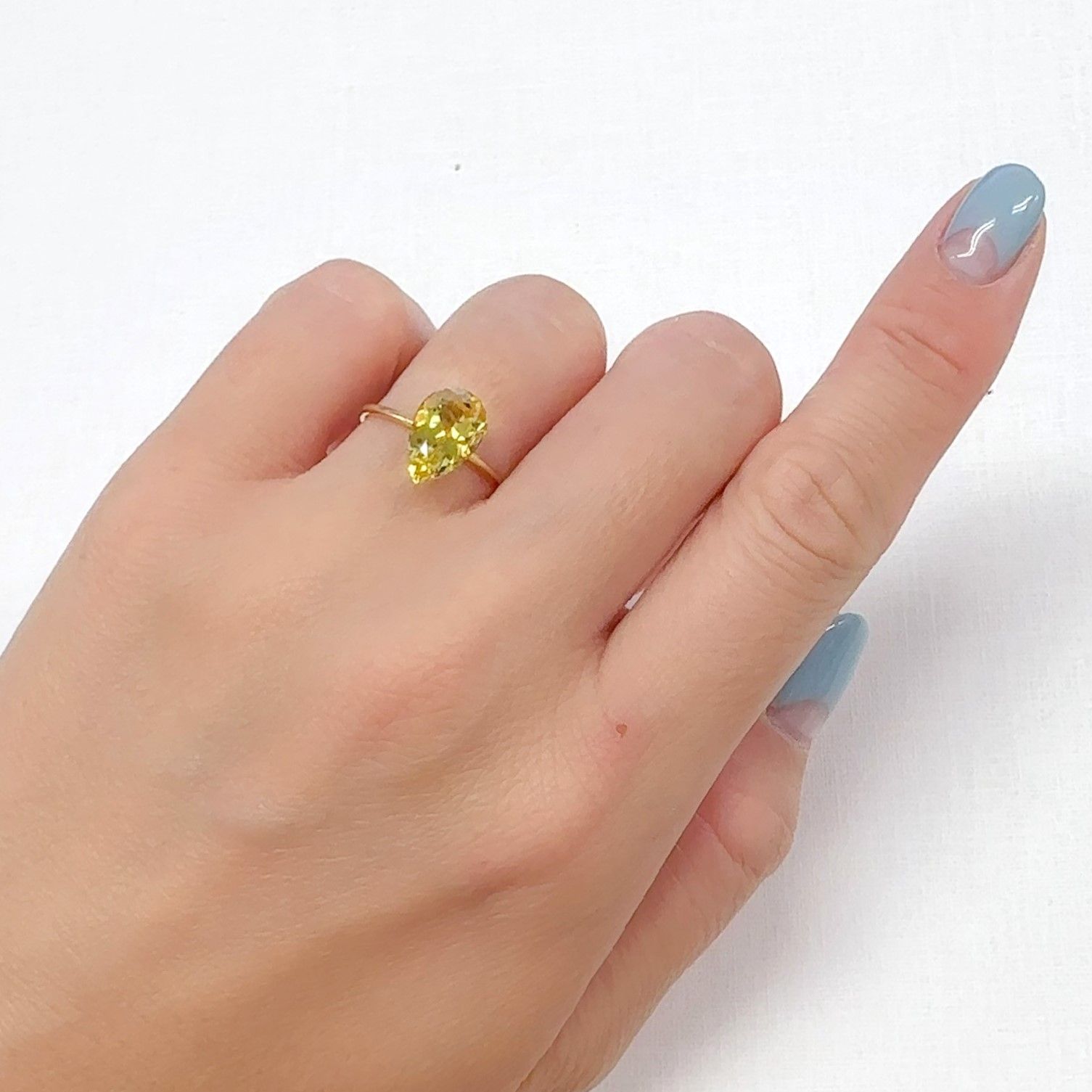 イエローベリル ブラジル産 2.00ct[240728552]11x7.1mm前後