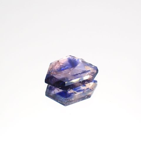 ◇カスタムカット◇ウィンザーサファイア(宝石名サファイア)タンザニア・ウィンザー産 0.99ct 識別済[220115378]8.6x6.3mm前後