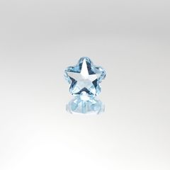 <ランダムセレクト1個販売> ◇サクラカット◇ブルートパーズ ブラジル産 0.95ct前後[20085367]6×6mm前後