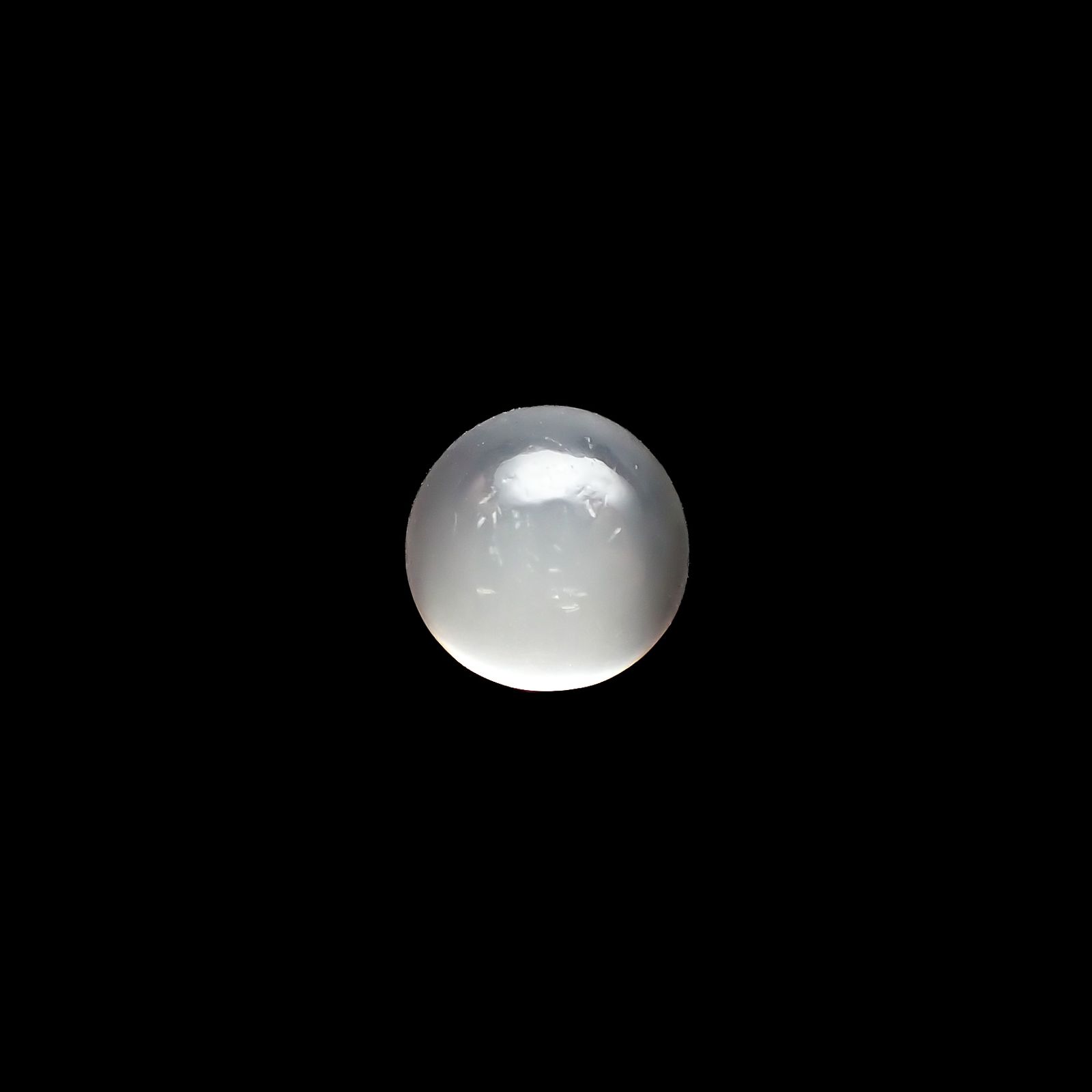 ムーンストーンキャッツアイ インド産 1.34ct[240527741]7x7mm前後