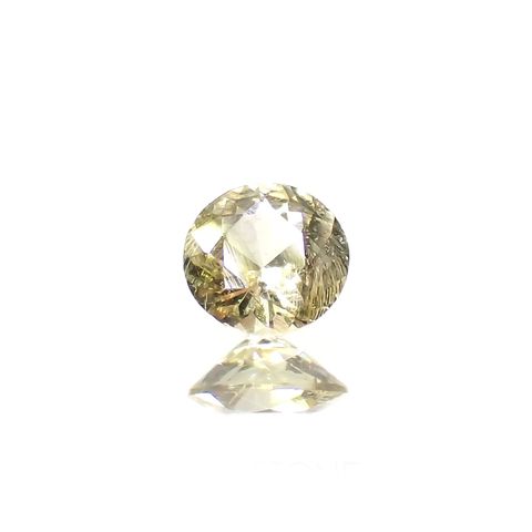 イエローダンビュライト(宝石名イエロー・ダンブライト)タンザニア産 識別済 0.092ct / 3x3mm前後 [260319630]