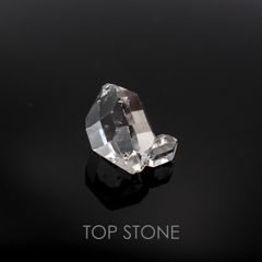 ハーキマーダイヤモンド アメリカ産 原石・結晶 3.36ct[20117554]11.4×9.8mm前後