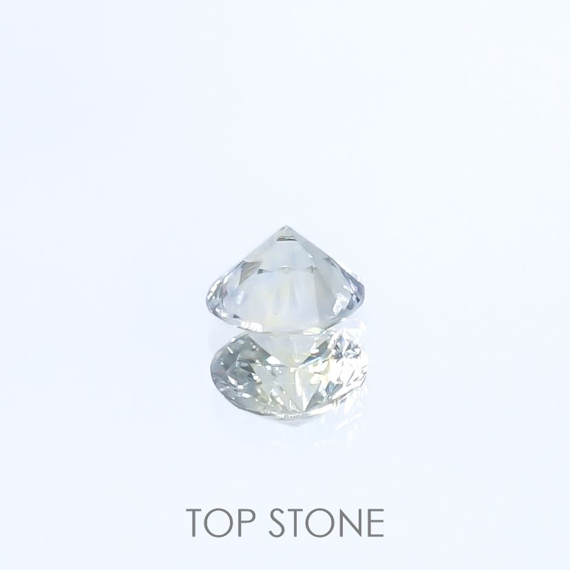 アイスライムブルーサファイア(宝石名サファイア)マダガスカル/オーストラリア産 0.26ct 識別済[220817368]3.9x3.8mm前後
