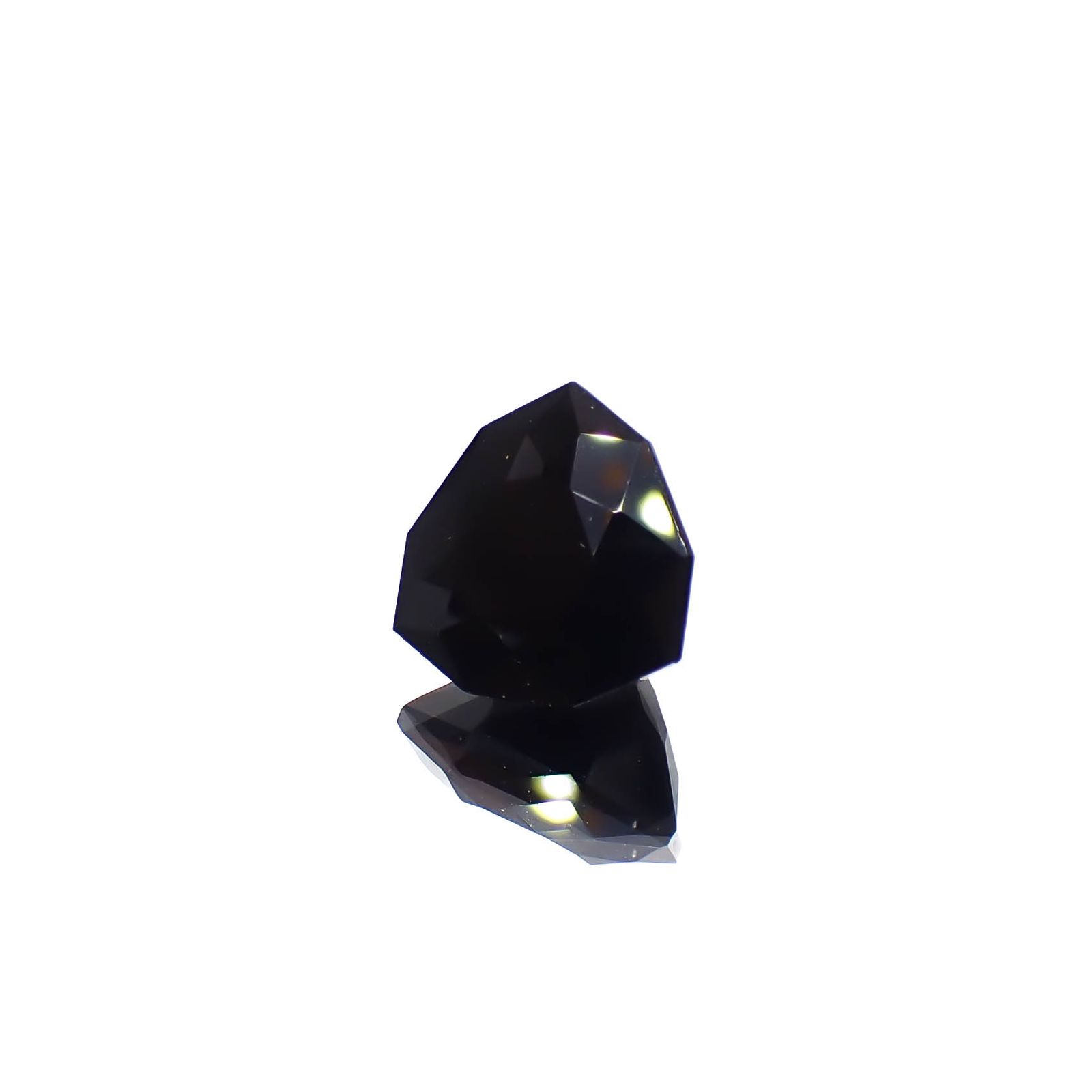 ◇カスタムカット◇モリオン チベット産 3.05ct[240527643]9.5x9.3mm前後