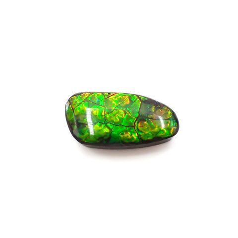 ◇フリーフォーム◇アンモライト トリプレット カナダ産 12.69ct [220817410]22.3x11.3mm前後