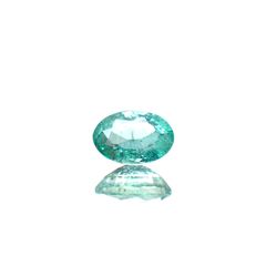 ブルーエメラルド(ブルーグリーンベリル) ザンビア産 0.46ct [250430282]6x4mm前後