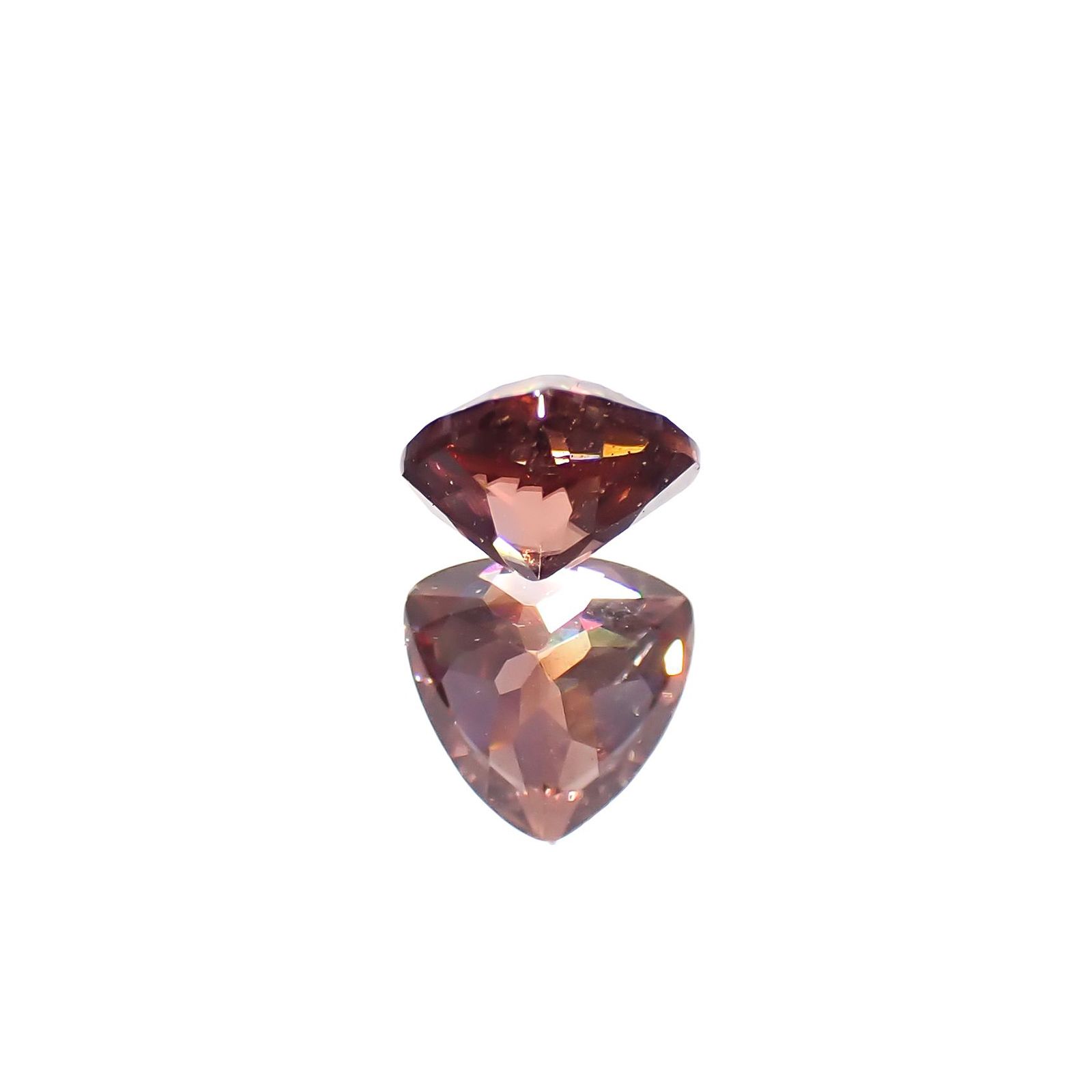 ピンクジルコン スリランカ/カンボジア産 0.63ct [240627916]4.8x4.8mm前後