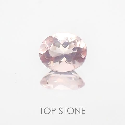 ローズクォーツ(宝石名ローズ・クォーツ) モザンビーク産 0.38ct 識別済[20117776]5.4×4.3mm前後