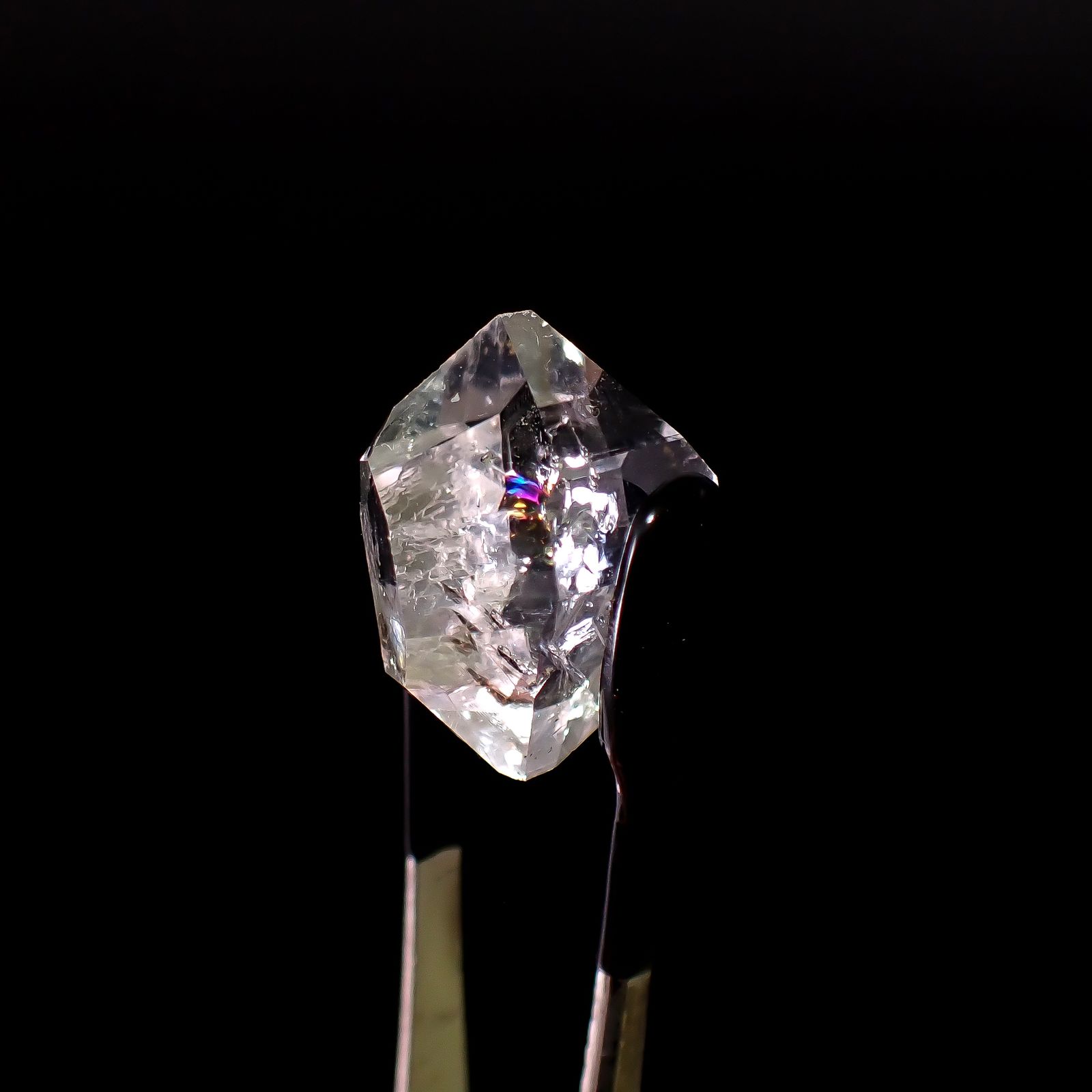 ハーキマーダイヤモンド 原石 アメリカ・ニューヨーク州産 25.40ct / 21.3x18mm前後 [260231773]