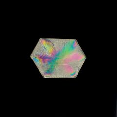 トラピッチェクォーツ 偏光板2枚付き コロンビア・ボヤカ産 52.17ct[230823259]32.1x25mm前後